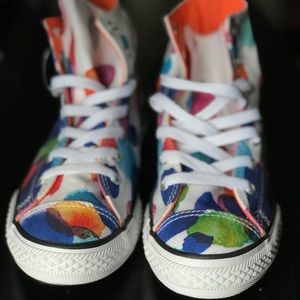 Polka Dot High Top All-Star Converse